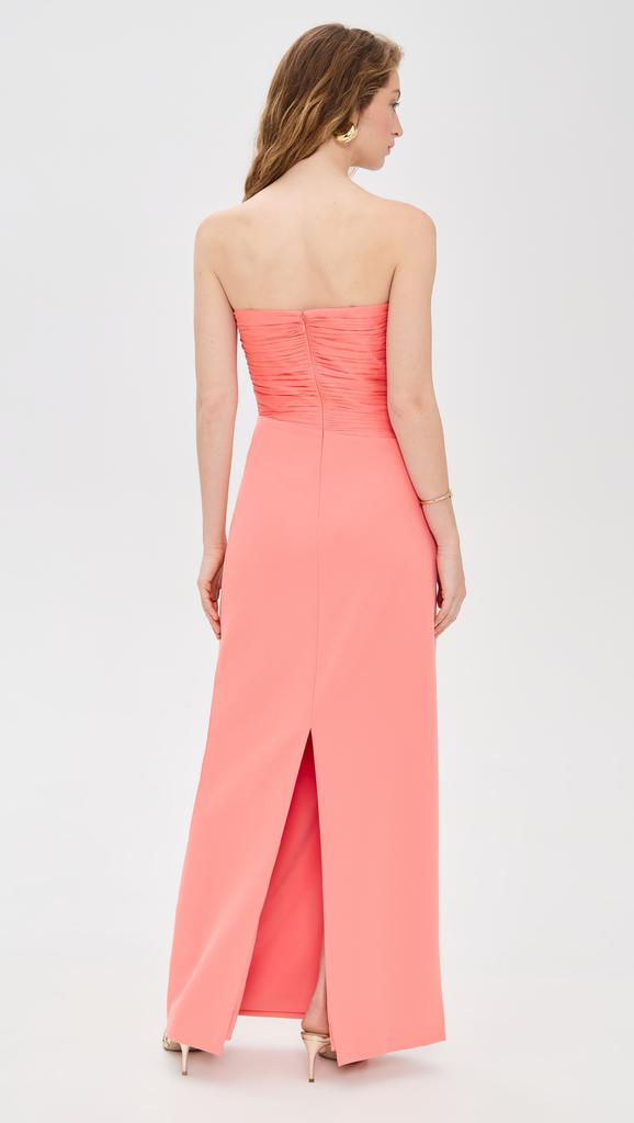 AMUR Diana Cutout Bow Combo Gown