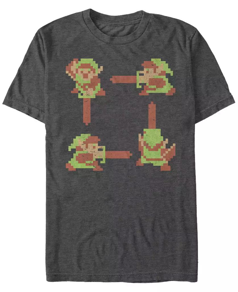 Nintendo Nintendo Men's Legend of Zelda 8-Bit Link Short Sleeve T-Shirt