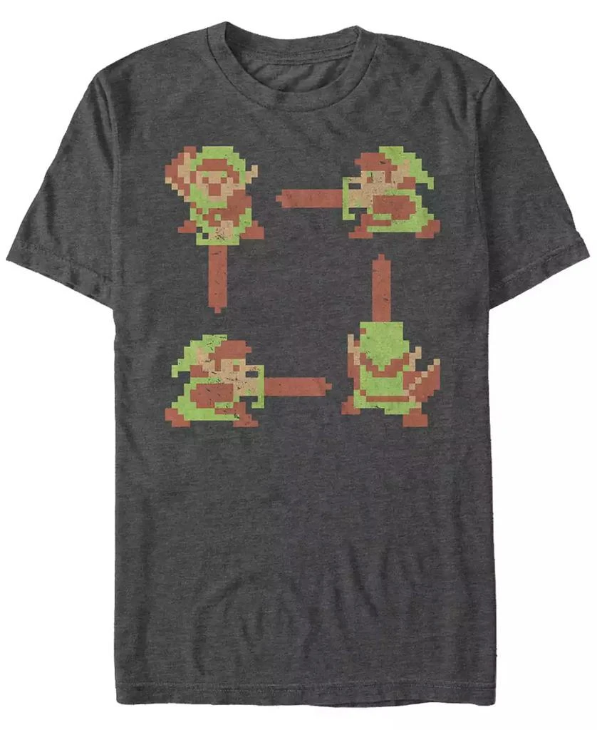 Nintendo Nintendo Men's Legend of Zelda 8-Bit Link Short Sleeve T-Shirt 1
