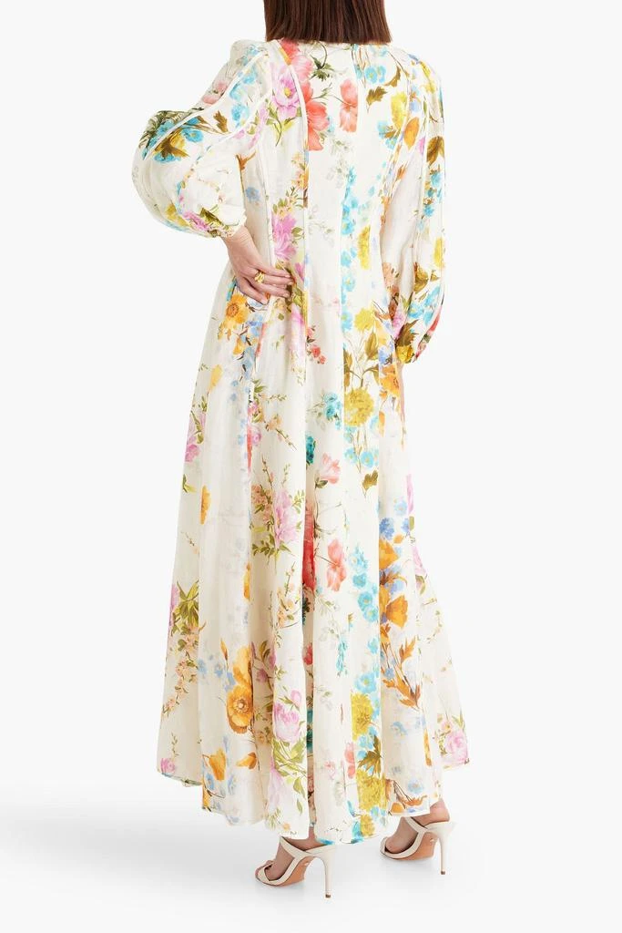Zimmermann Floral-print linen maxi dress 3