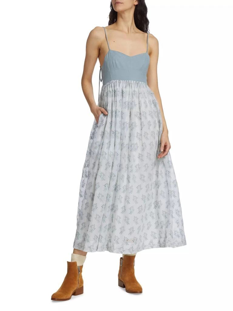 The Great The Camelia Eyelet Maxi Dress 2