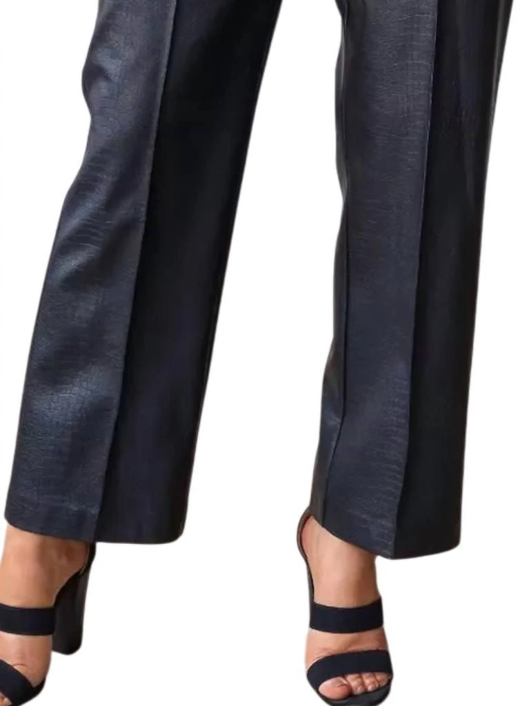 Grace + Emma Grace + Emma - Always Edgy Snake Print Faux Leather Pants 2