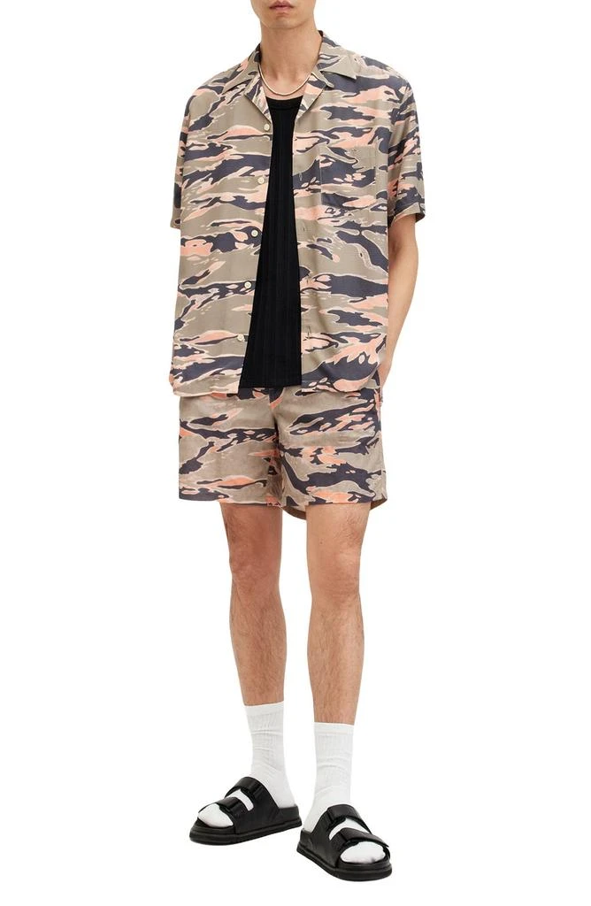 ALL SAINTS Solar Camo Swim Trunks 5