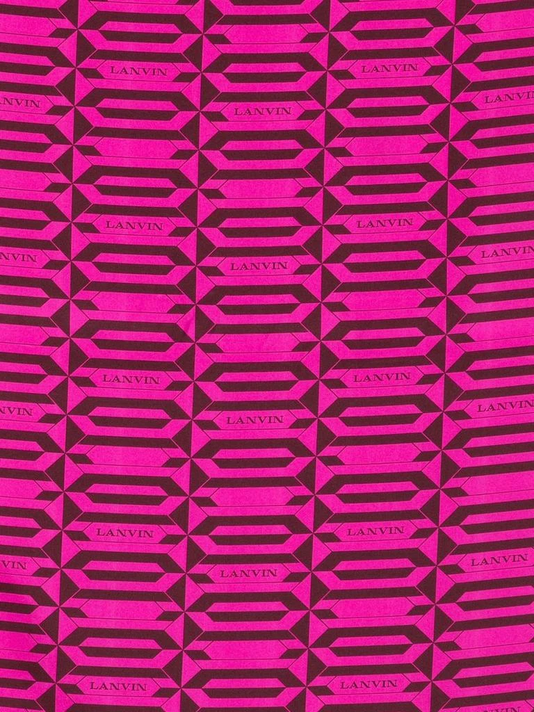 Lanvin Silk Scarf with Geometric Pattern 3