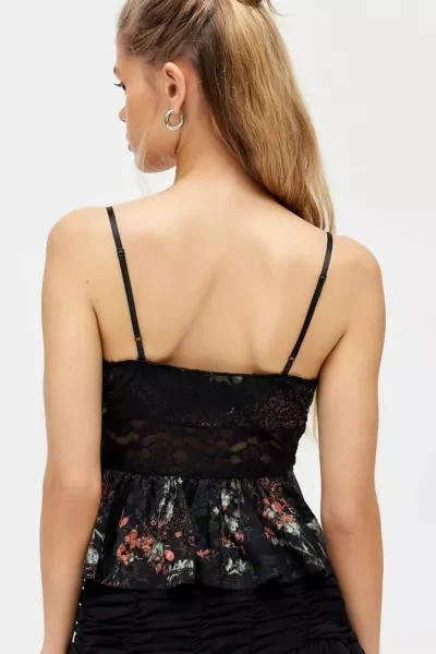 Ecote Ecote Elise Jacquard Lace Peplum Cami 4