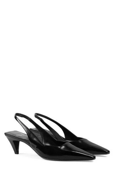 Gucci LEATHER SLINGBACK PUMPS 2