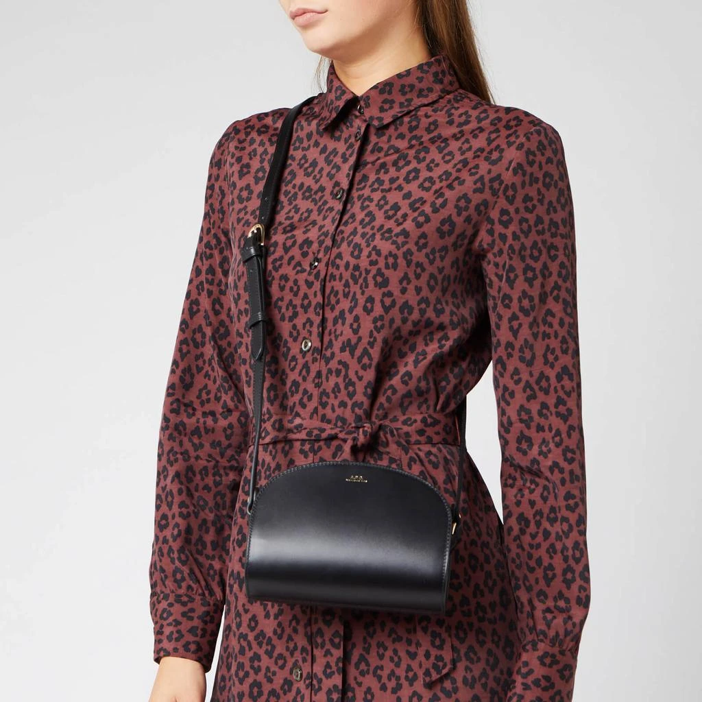 A.P.C. Clutch Demi-Lune Leather Bag 2