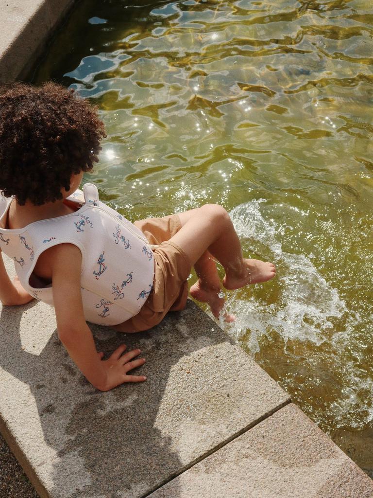 Konges Slojd Boys Ellis Swim Vest in Ivory