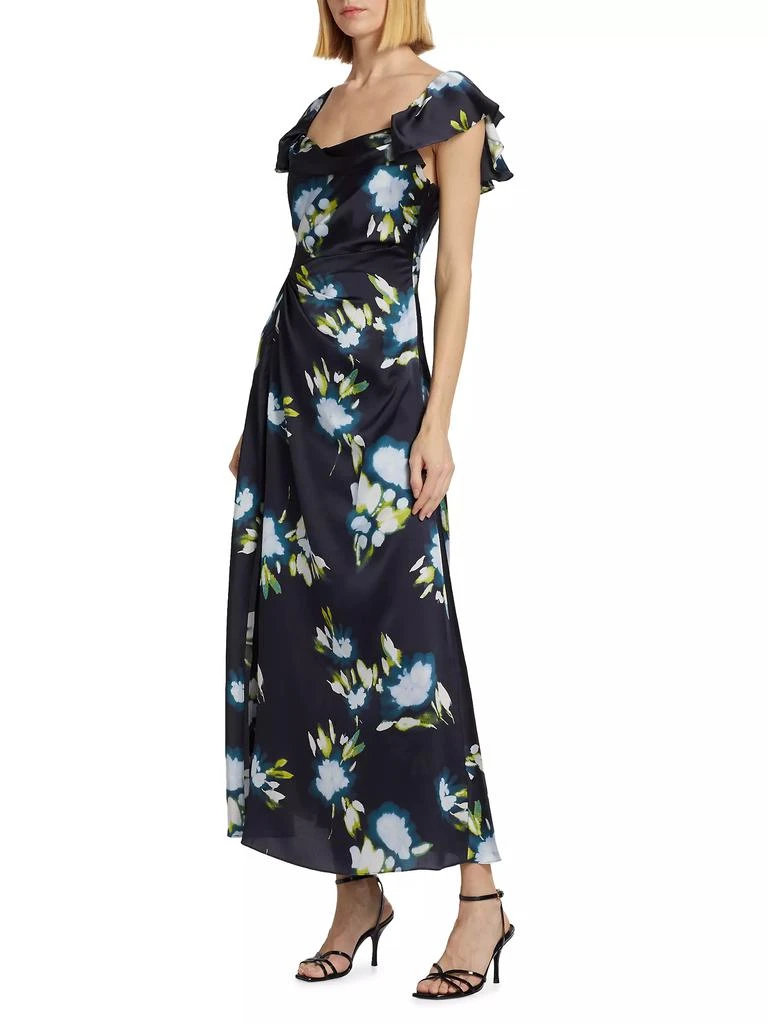 Tanya Taylor Luna Floral Gathered Maxi Dress 4