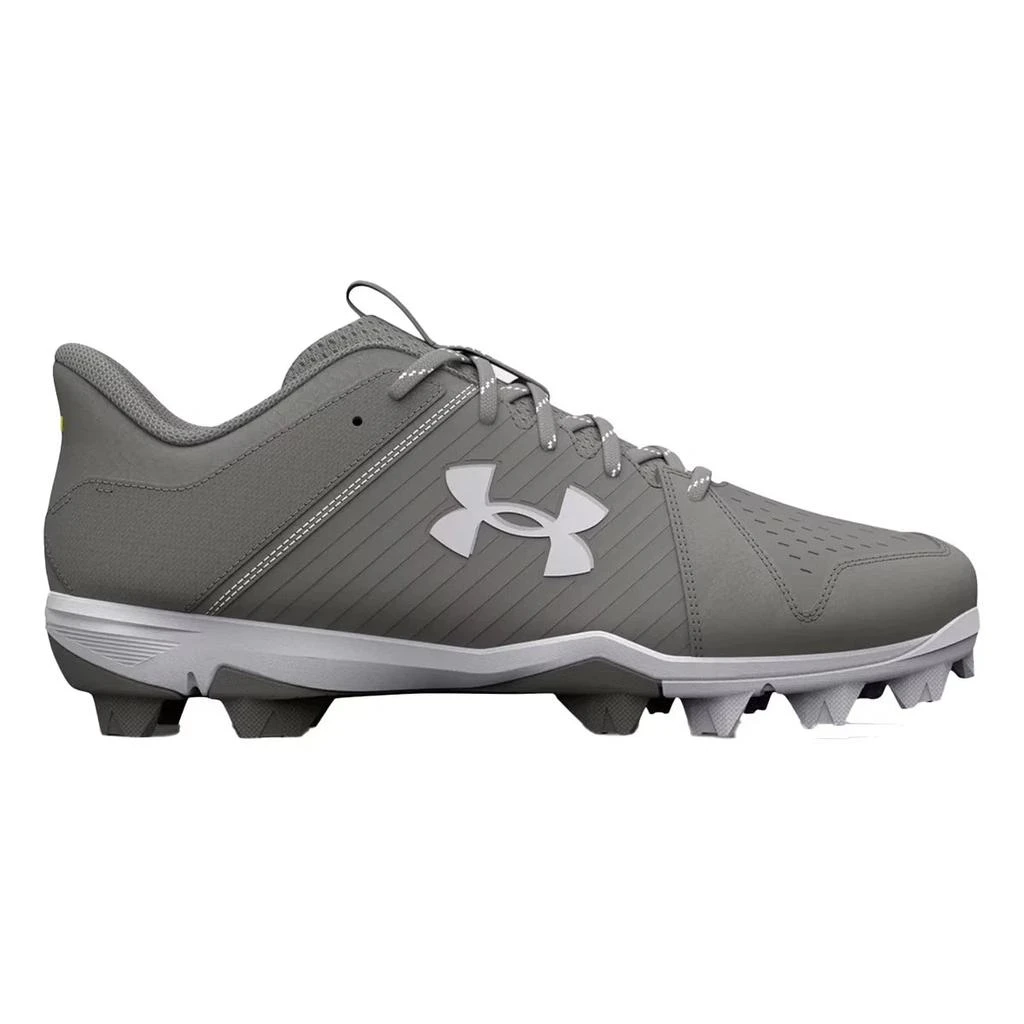 Under Armour Leadoff 3025589-101 Men's US Gray Low RM Baseball Cleats ZAP641 1