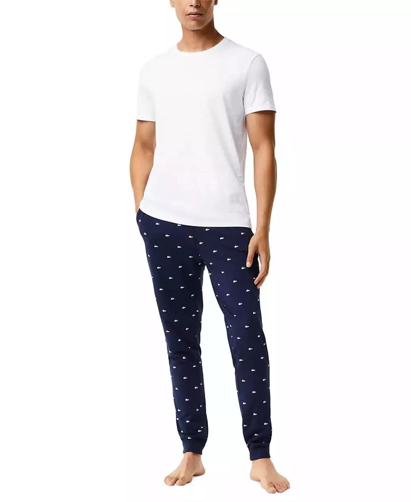 Lacoste Men's 3-Pack Regular Fit Crew Neck Cotton Undershirts 5