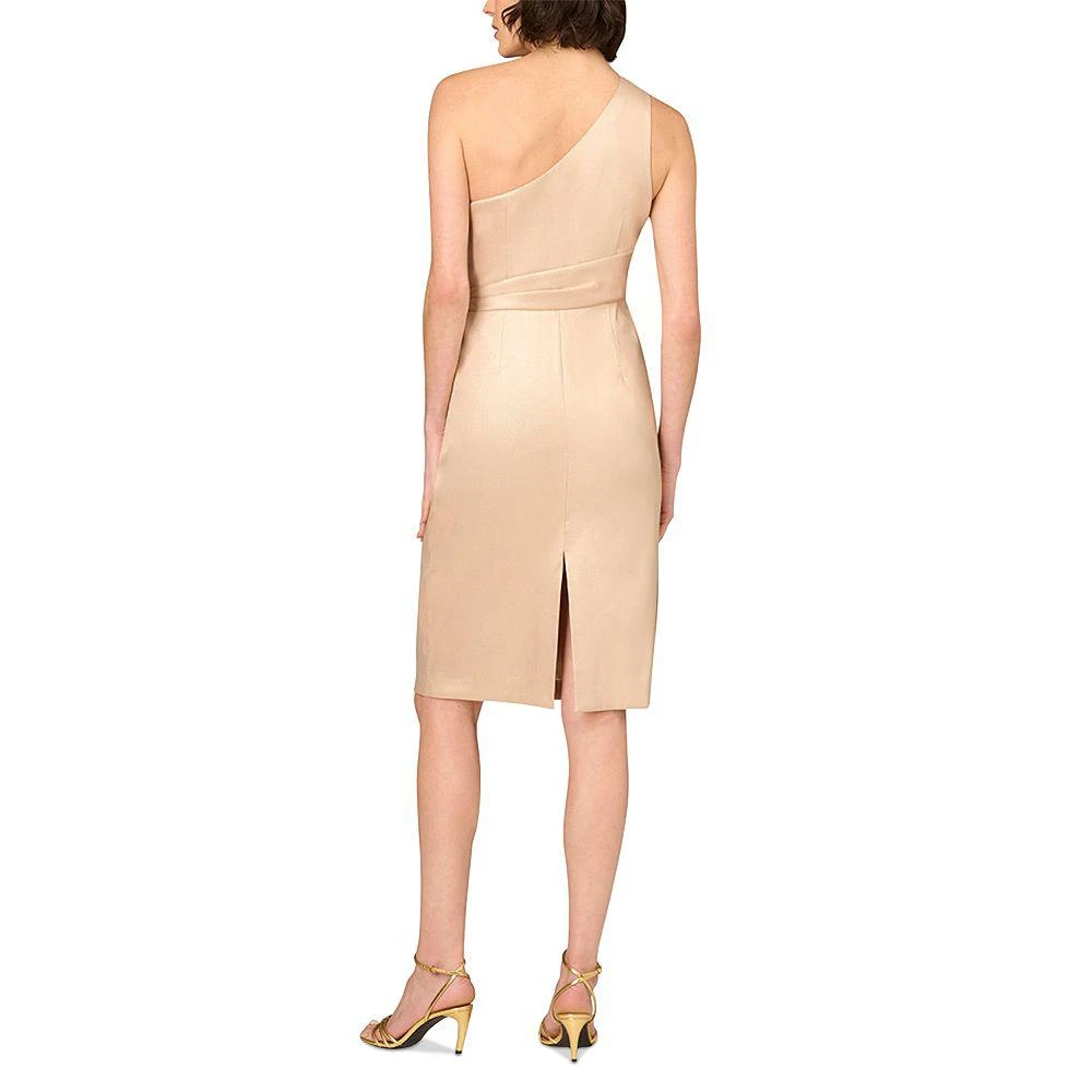 Aidan Mattox Foiled Mikado Dress 2