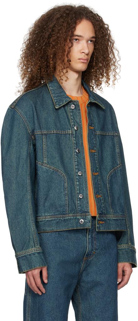 Eckhaus Latta Blue EL Denim Jacket
