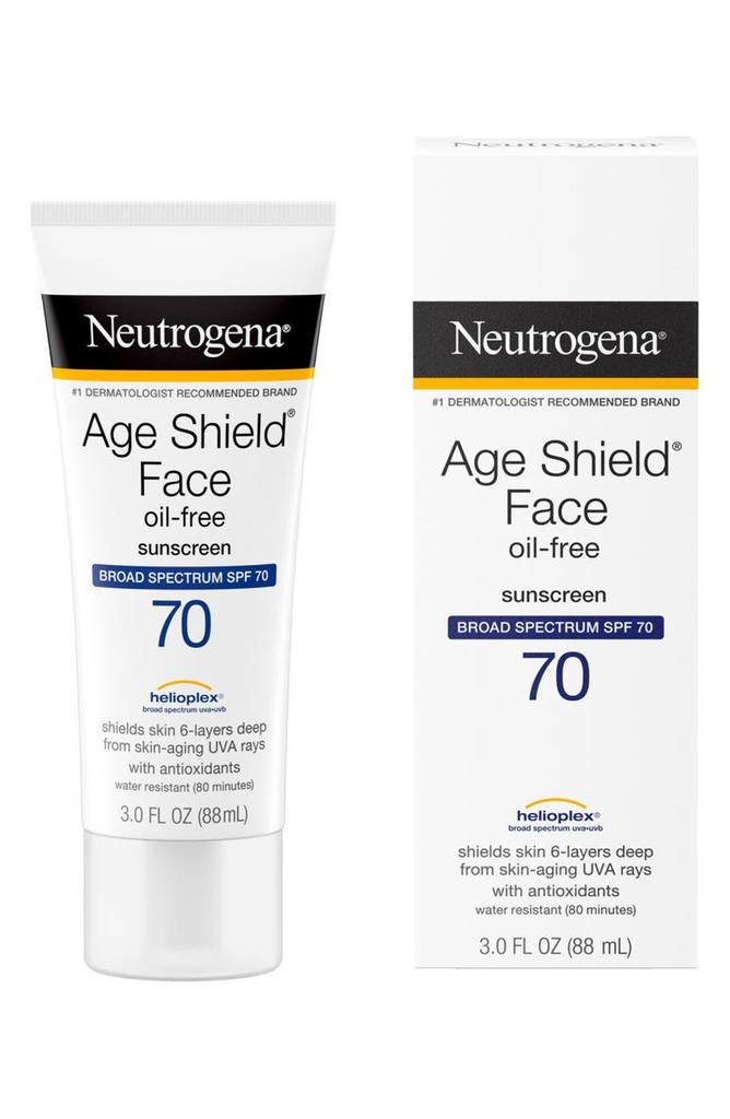 Neutrogena Age Shield Anti-Oxidant Face Lotion Sunscreen Broad Spectrum SPF 70