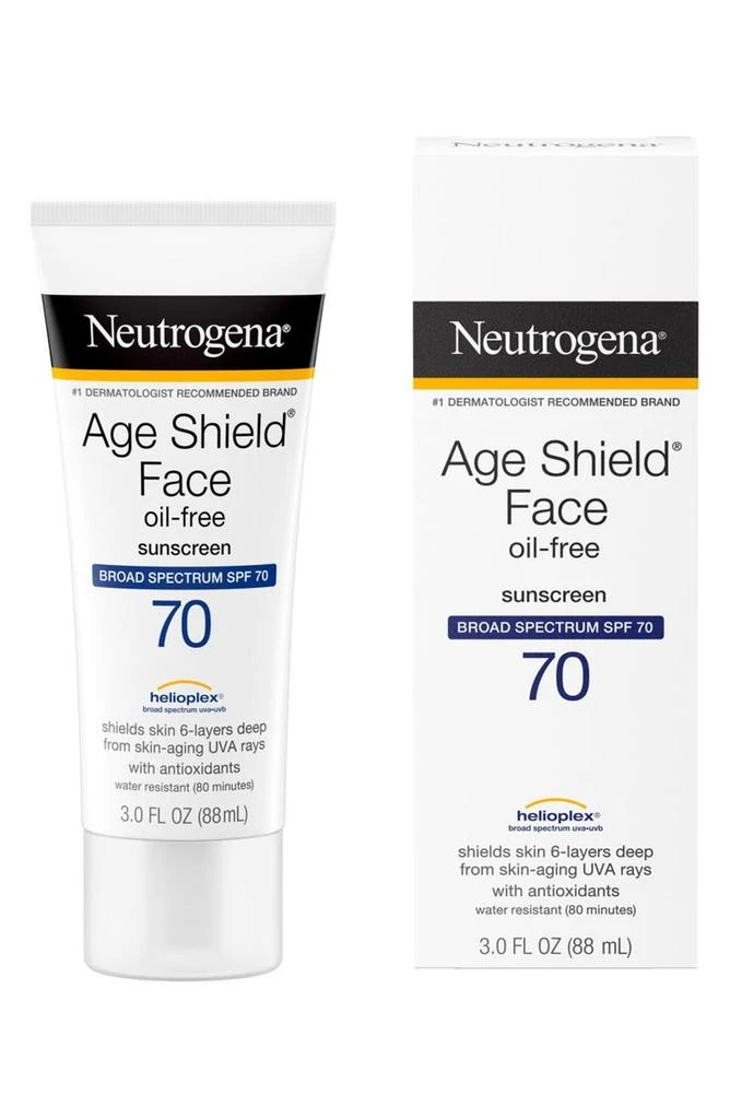 NEUTROGENA Age Shield Anti-Oxidant Face Lotion Sunscreen Broad Spectrum SPF 70 1