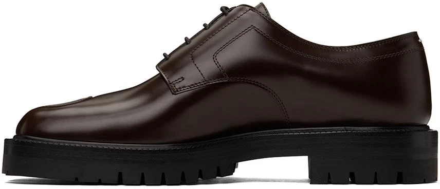 MAISON MARGIELA Brown Tabi Lace-Up Oxfords 3