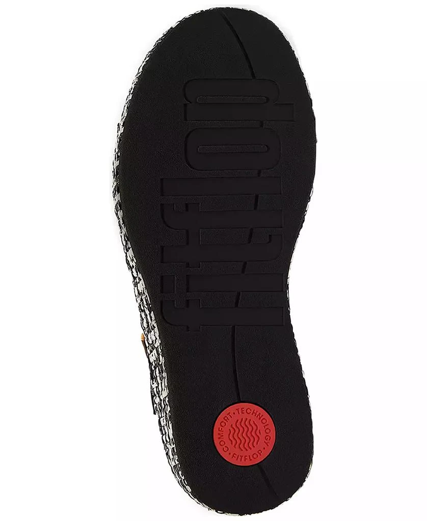 FitFlop Women's Platform Woven Wedge Sandals 5