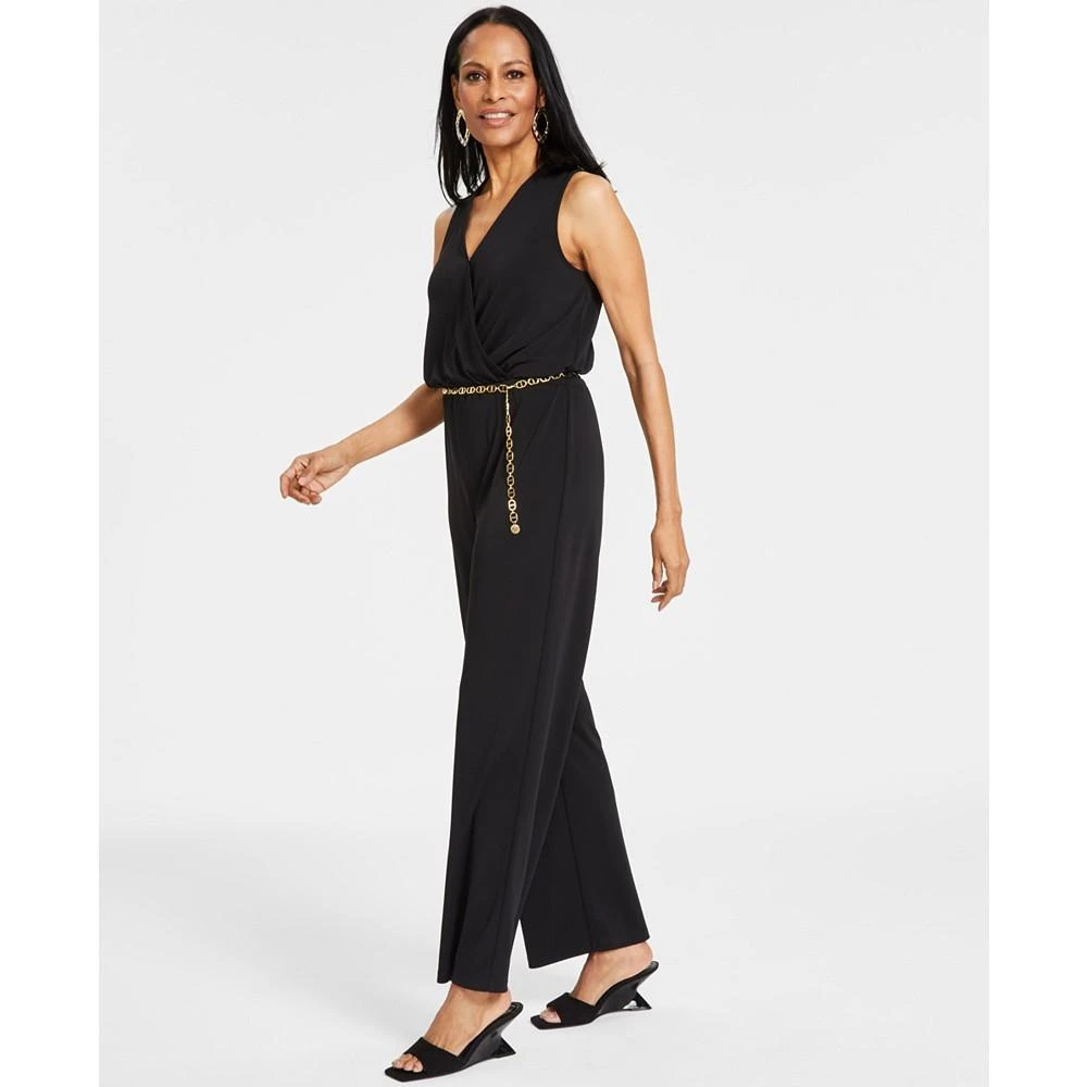 INC International Women's Chain-Belt Jumpsuit, Created for Macy's 3