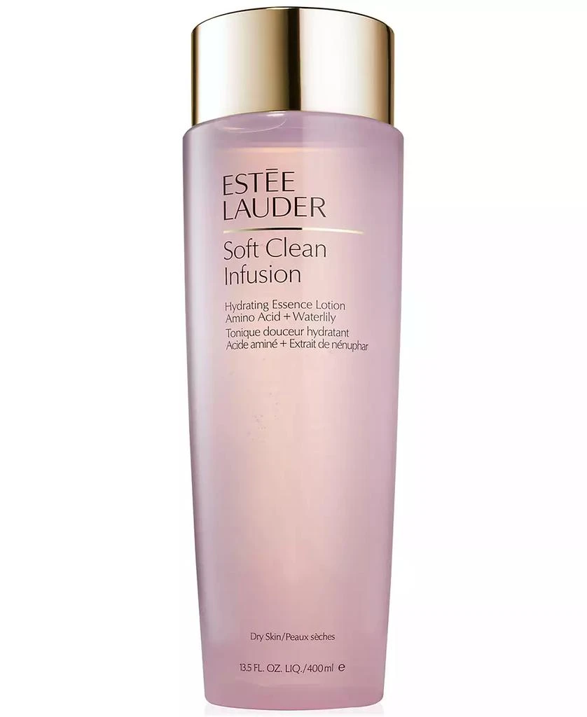 Estée Lauder Soft Clean Infusion Hydrating Essence Lotion With Amino Acid & Waterlily, 13.5 oz. 1