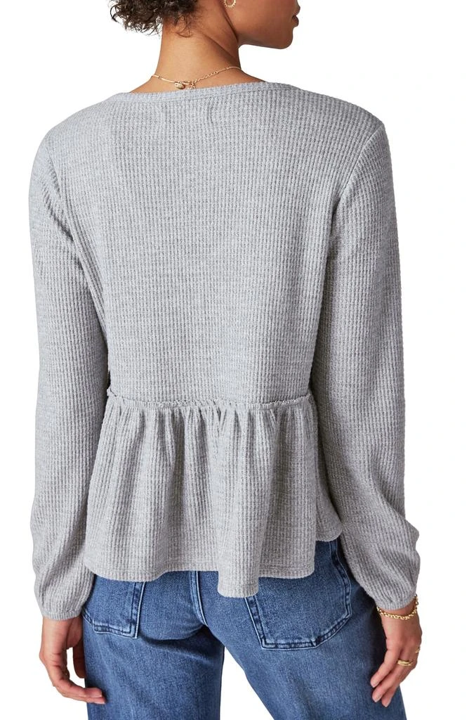 Lucky Brand Cloud Waffle Texture Top 2