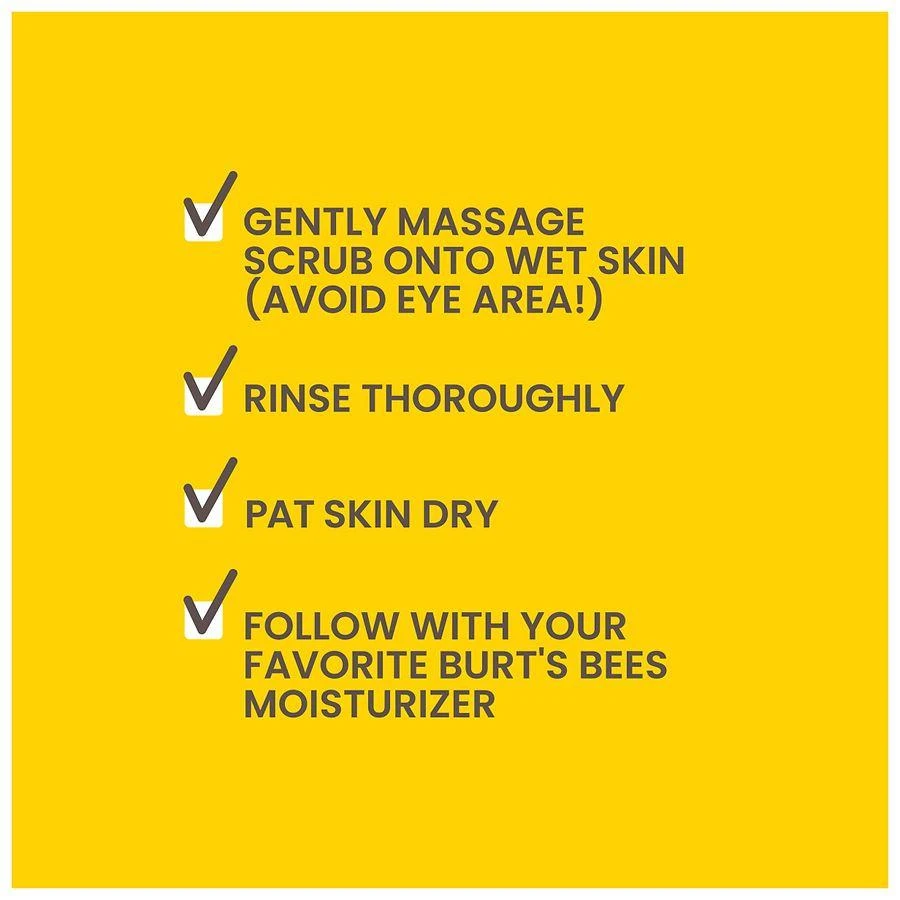 Burt's Bees Deep Cleansing Pore Scrub with Peach and Willow Bark 7