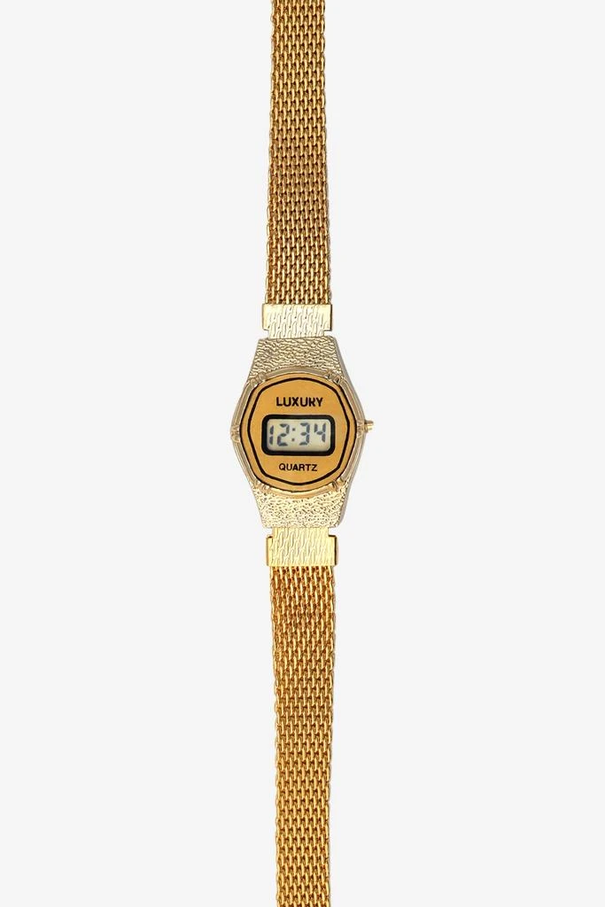 Los Angeles Apparel WCHRA55 - Tiny Metal Mesh Luxury Watch 3