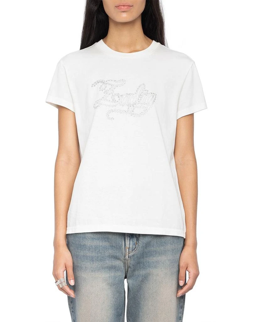 ZADIG 
VOLTAIRE Walk HC Zadig Incrustation Embellished Tee 1
