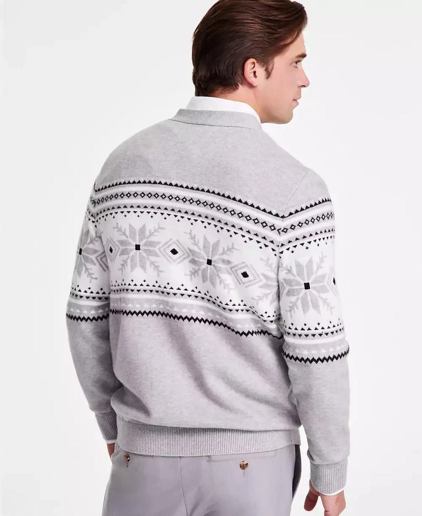 Club Room Men's Fair Isle V-Neck Button Cardigan, Exclusively at Macy's 3