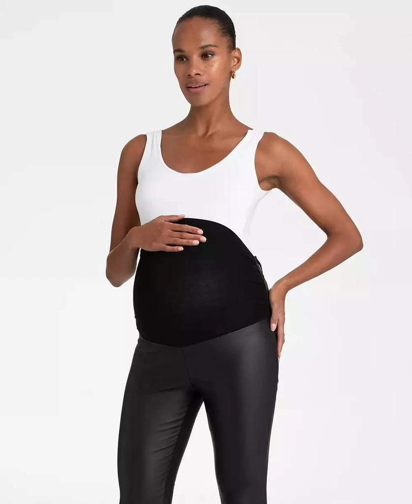 Seraphine Women's Matt Coated Maternity Leggings 4