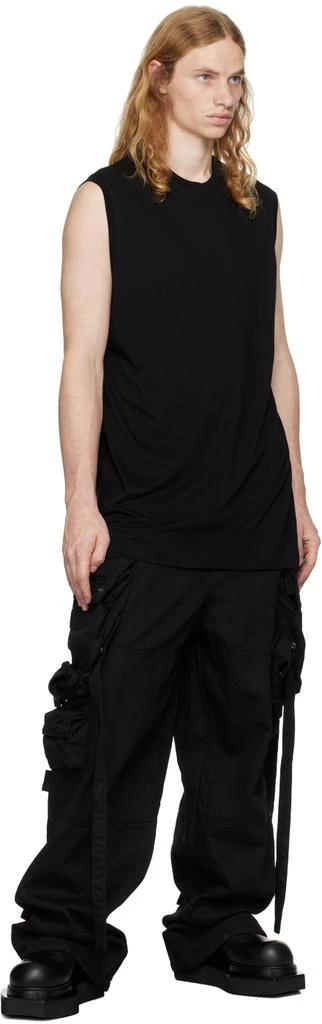 Julius Black Cotton & Rayon Tank Top 4