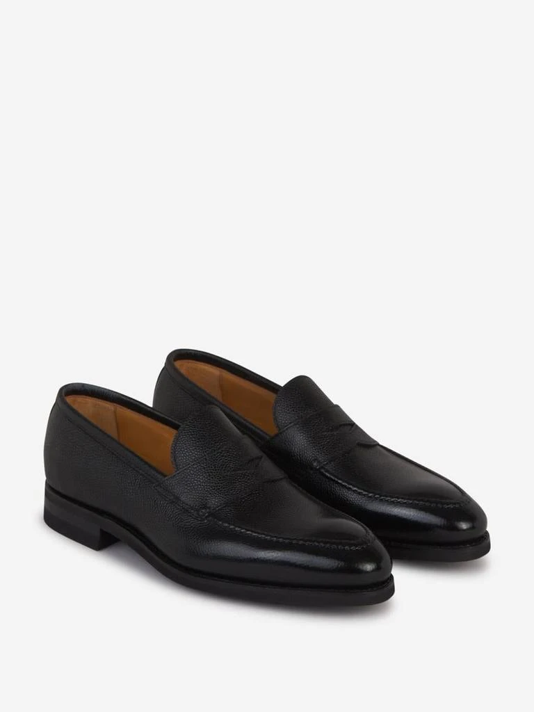 Bontoni Bontoni Principe Grained Leather Moccasins 2