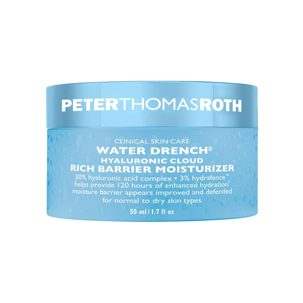 Peter Thomas Roth Water Drench Hyaluronic Cloud Rich Barrier Moisturizer|50 ml / 1.7 fl oz