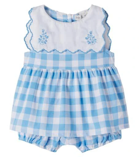 Bebe Organic Baby Viola dress and bloomers set