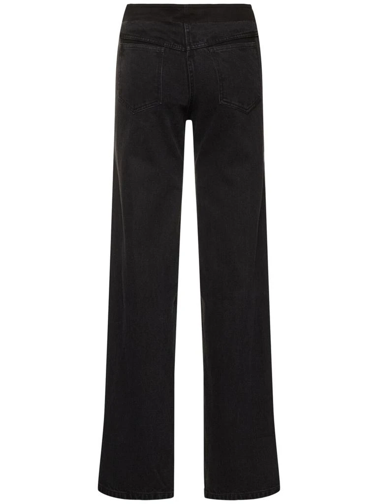 Christopher Esber Deconstructed High Rise Denim Wide Jeans 3
