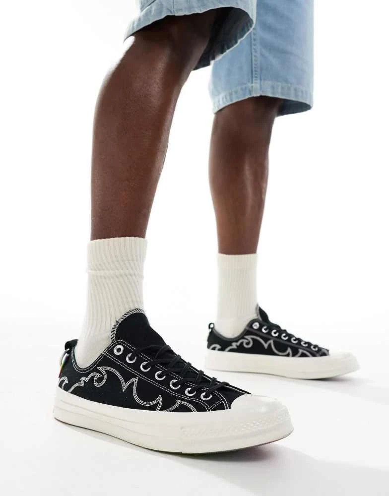 Converse Converse Pride Chuck 70 Ox trainers in black
