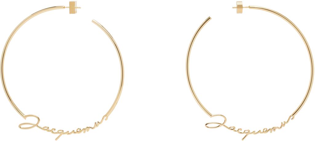 【関税＆送料込み】Jacquemus 'Les Boucles Bananes' Earrings Jacquemus Les Boucles Bananes Earrings | Gold | FARFETCH