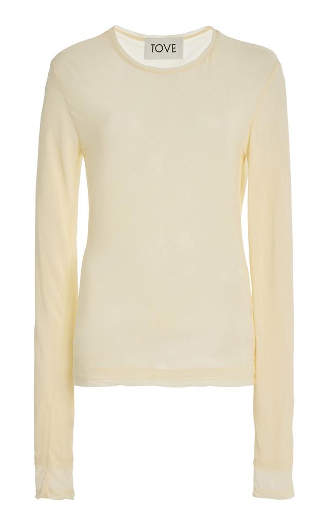 Tove Tove - Rosalie Jersey Top - Yellow - FR 34 - Moda Operandi
