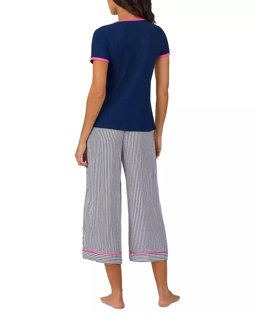 Cuddl Duds Women's Printed Cropped Pajama Set 5