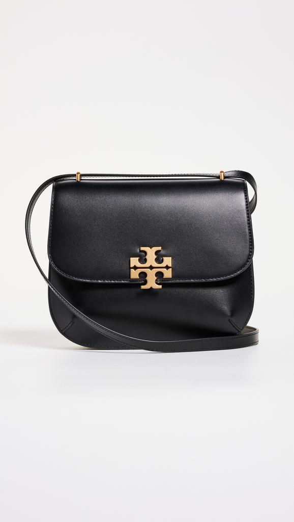 ★ToryBurch★ELEANOR SLIM SADDLEBAG Tory Burch Women's Eleanor Slim Saddlebag, Black, One Size
