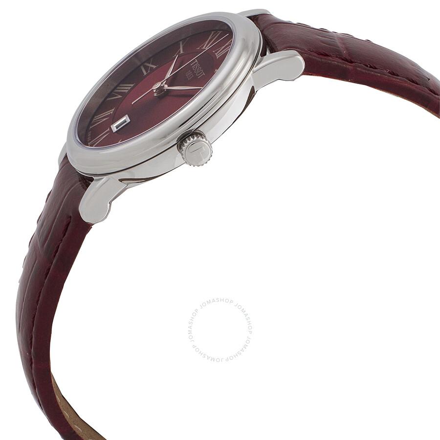 Tissot Carson Premium Quartz Red Dial Ladies Watch T122.210.16.373.00