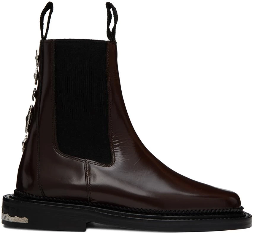 Toga Pulla SSENSE Exclusive Brown Boots 1