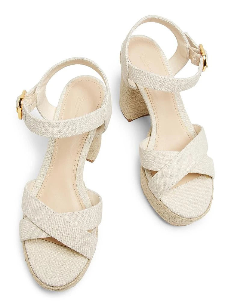 22élevé Platform Espadrille High-Heel Sandals 4