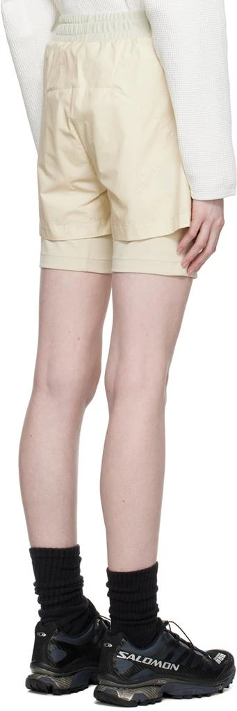 TEMPLA Beige Layered Shorts 3