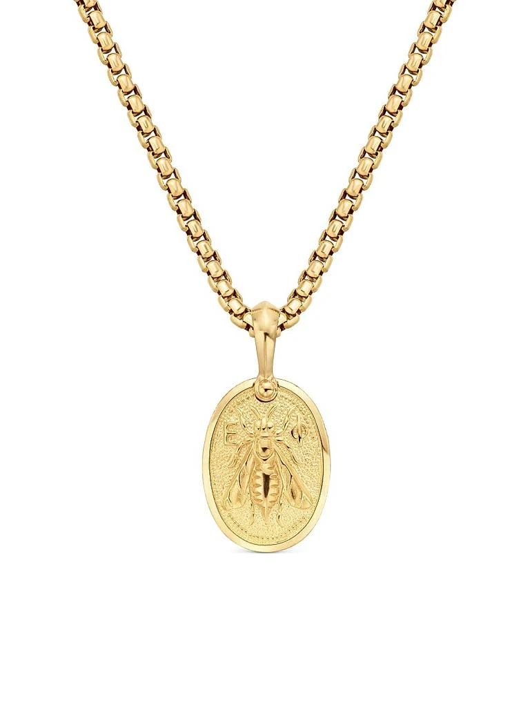 David Yurman Petrvs Bee Amulet in 18K Yellow Gold 1