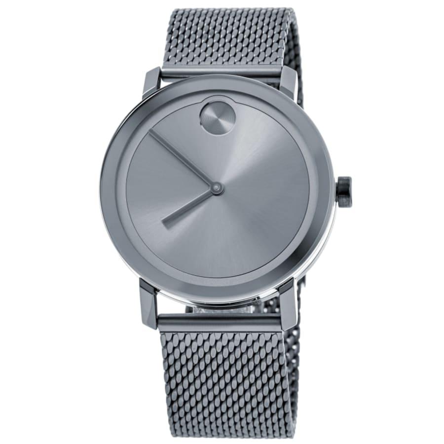 Movado Bold Evolution Quartz Grey Dial Steel Men's Watch 3600902