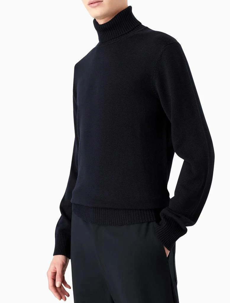 Emporio Armani EA7 EMPORIO ARMANI Wool high-neck sweater 2