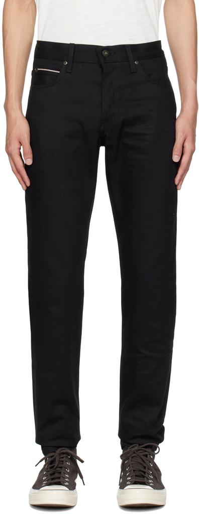 Naked & Famous Denim Black Super Guy Jeans