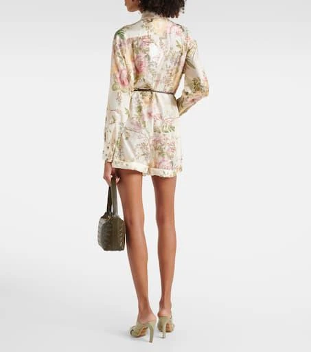Zimmermann Waverly floral silk romper 3