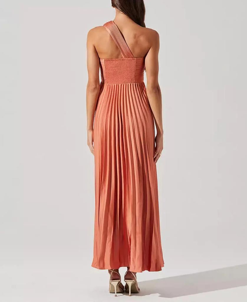 ASTR Women's Rasya One-Shoulder Pleated Dress 4