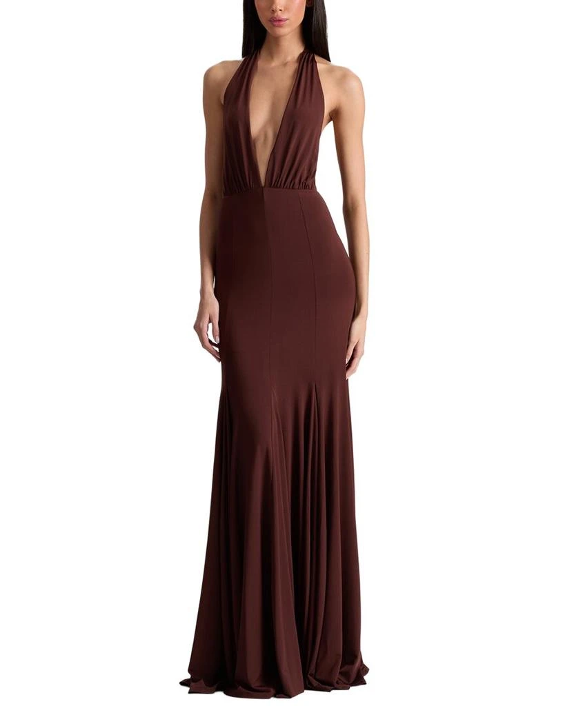 chinese dress ladies Alice + Olivia Augusta Open Back Maxi Dress, Size 6 main image 1